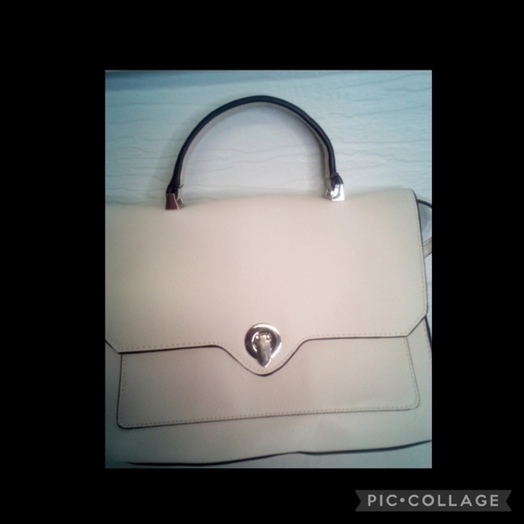 Handbags - White and Black with handle